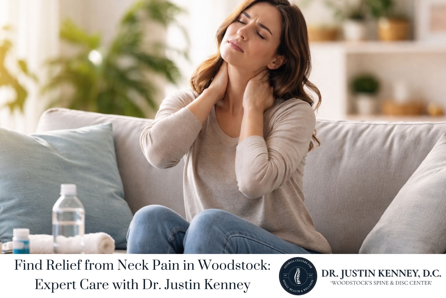 Find Relief from Neck Pain in Woodstock Expert Care with Dr. Justin Kenney